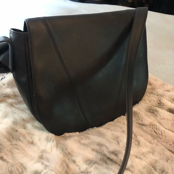 Vince Handbags - Vince Soft Leather Saddle Crossbody Bag